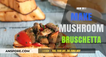 Easy Mushroom Bruschetta Recipe: A Flavorful, Crispy, Toasted Delight