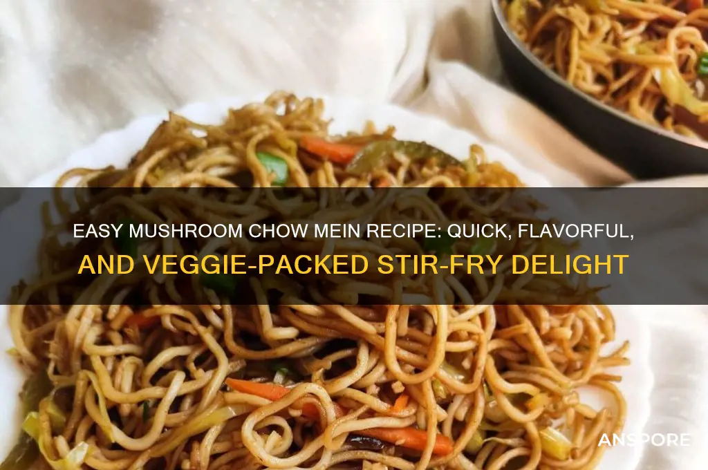 how do i make mushroom chow mein