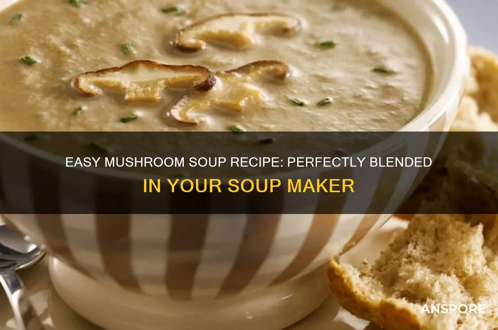 how do i make mushroom soup in a soup maker