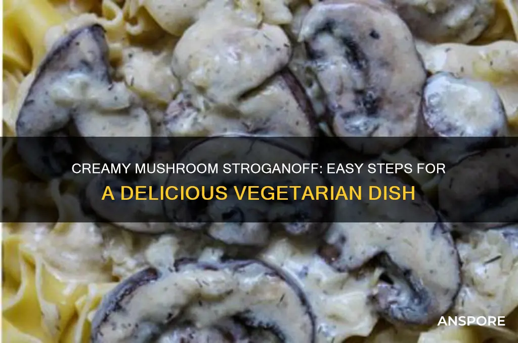 how do i make mushroom stroganoff