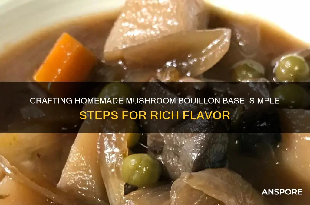how do i make my own mushroom bouillon base