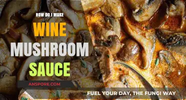 Crafting Rich Wine Mushroom Sauce: A Step-by-Step Guide