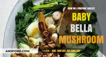 Preparing Baby Bella Mushrooms in a Skillet: A Quick Guide