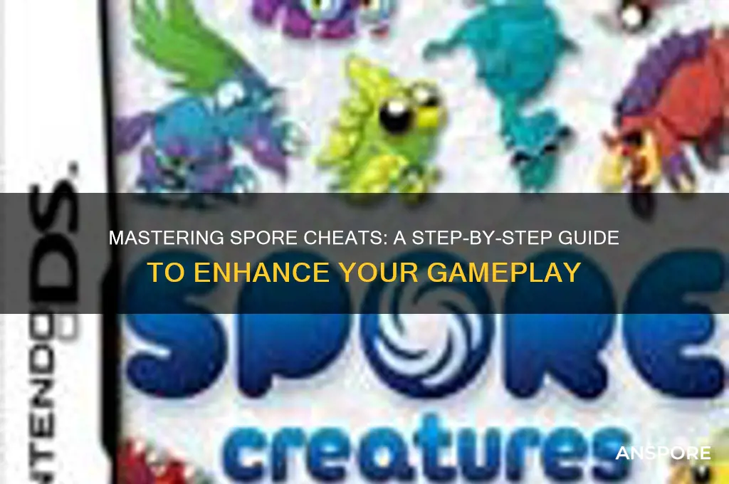 how do i put in cheats for spore