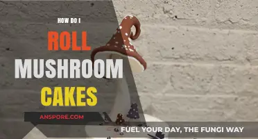 Rolling Mushroom Cakes: Easy Steps to Follow