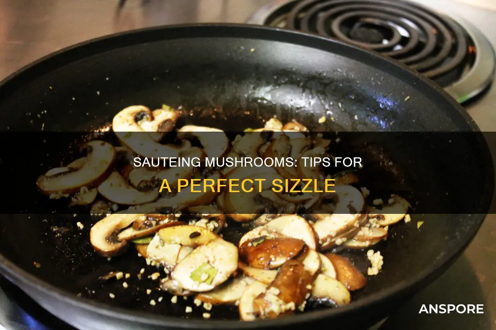 how do i saute fresh mushrooms