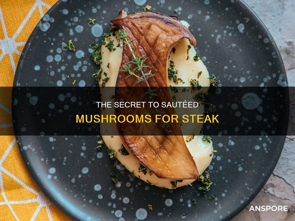 how do i saute mushrooms for steak