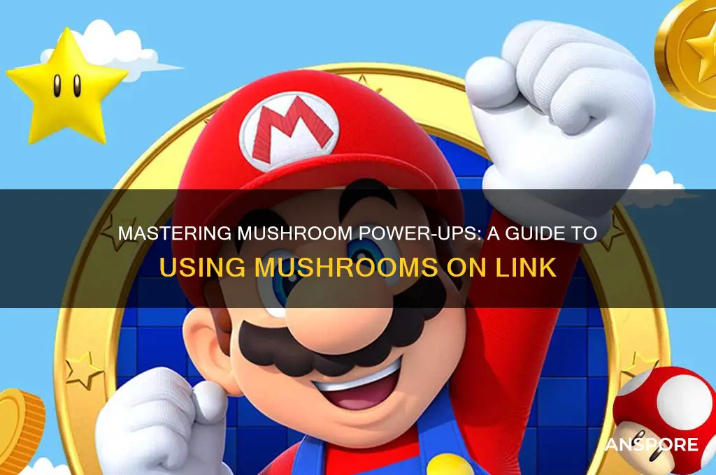 how do i use mushroom on link