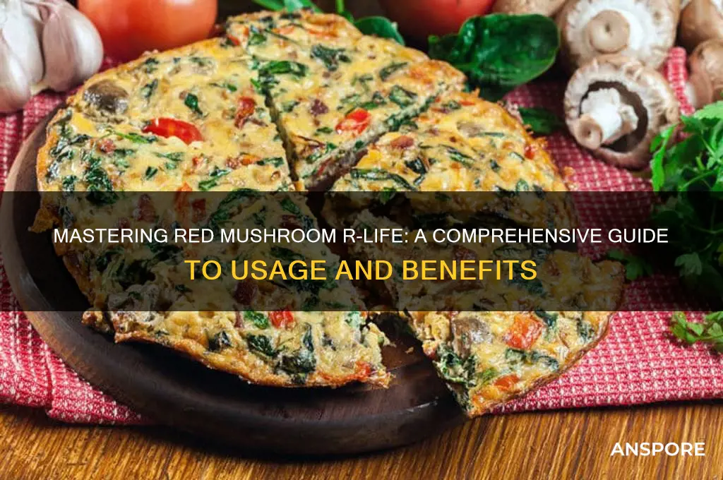 how do i use red mushroom r-life