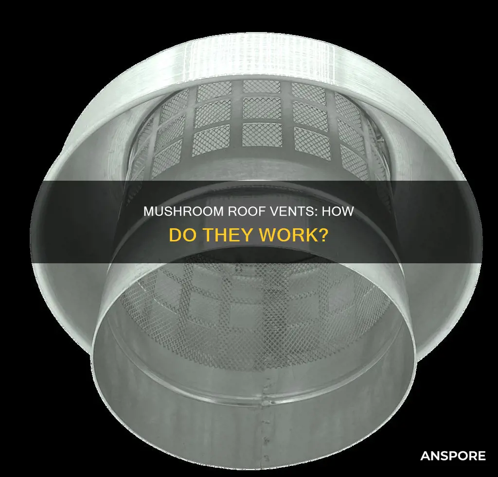 how do mushroom style roof vents work