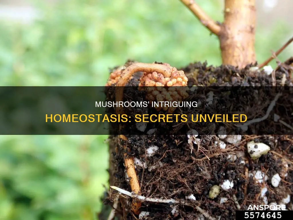 how do mushrooms maintain homeostasis