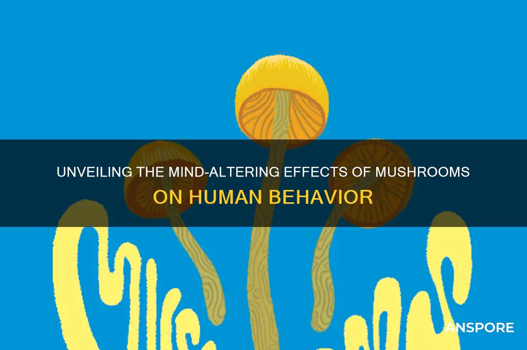 how do mushrooms make you act