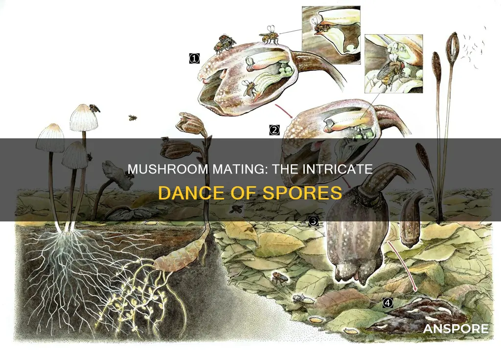 how do mushrooms mate