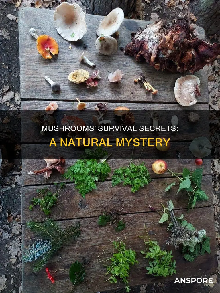 how do mushrooms survive