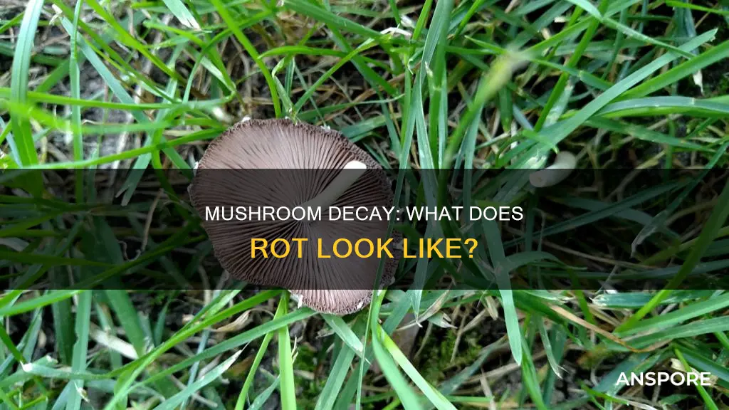 how do rotten mushrooms look