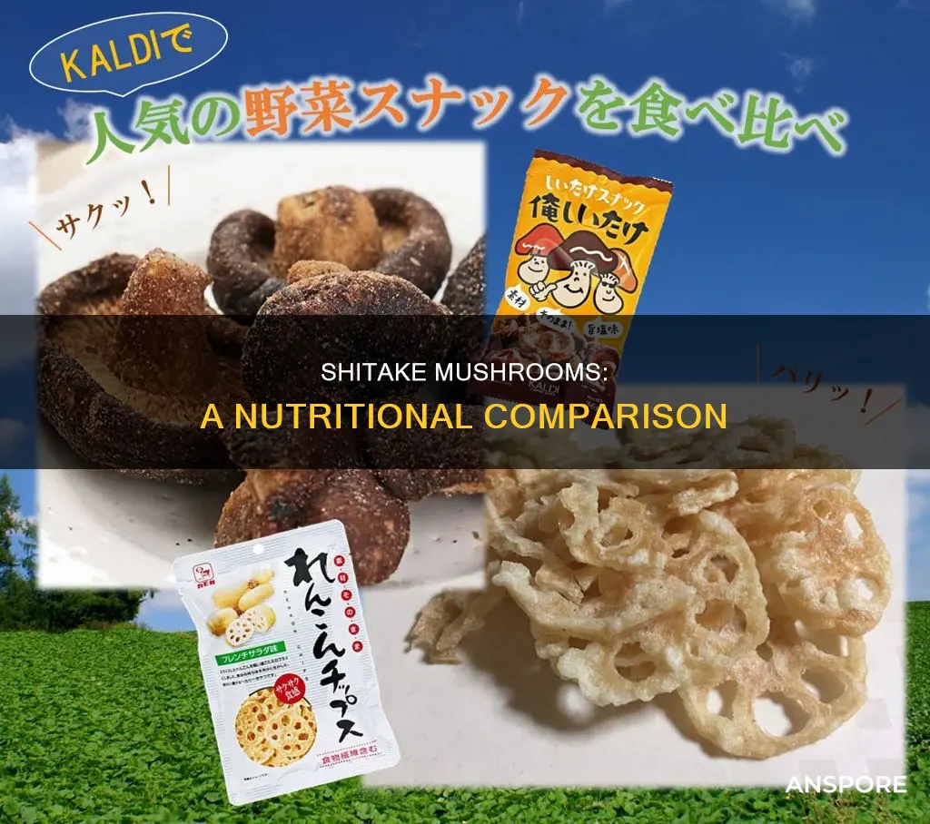 how do shitake mushrooms compare