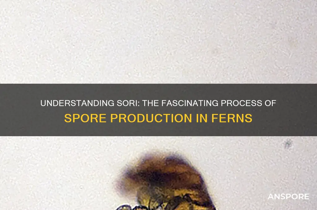 how do sori produce spores