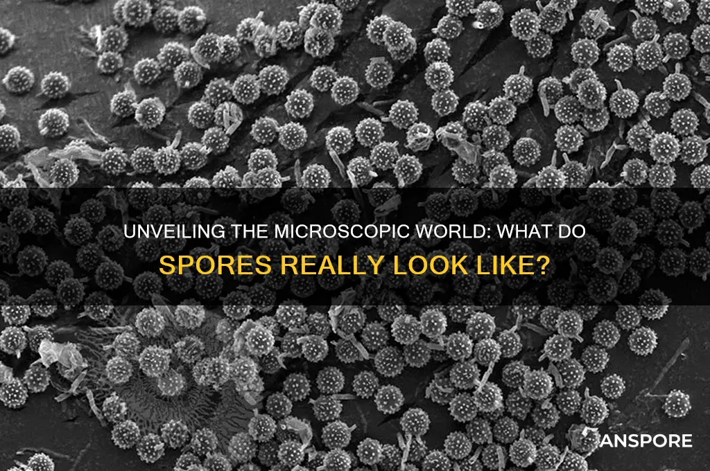 how do spores look like