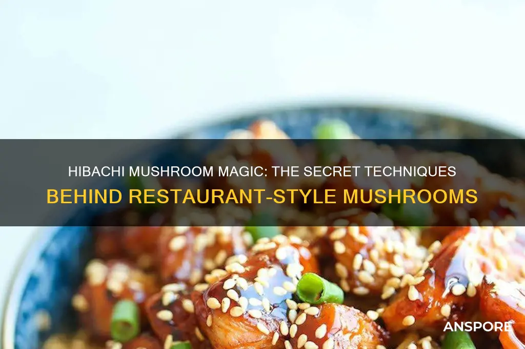 how do they make mushrooms at a hibachi restaurant