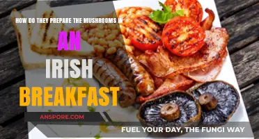 Preparing Mushrooms for a Traditional Irish Breakfast
