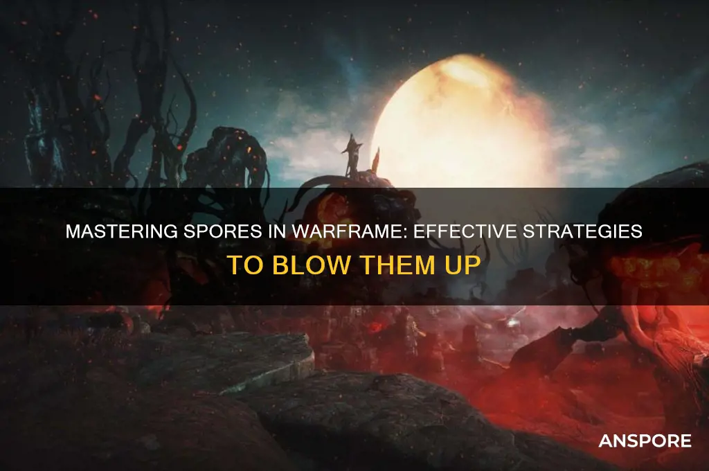 how do you blow up spores warfarme