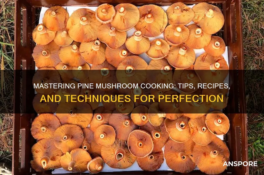 how do you cook pine mushrooms