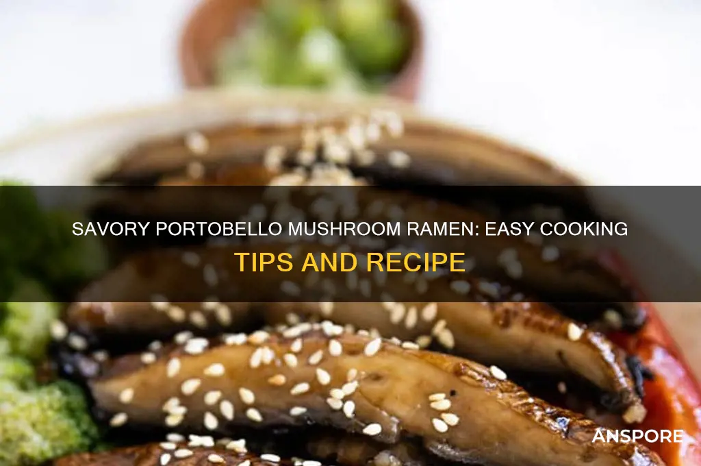how do you cook portobello mushrooms in ramen
