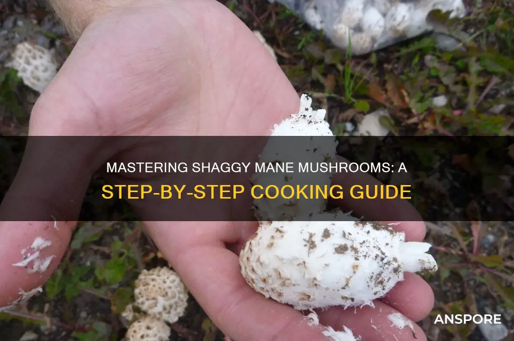 how do you cook shaggy mane mushrooms