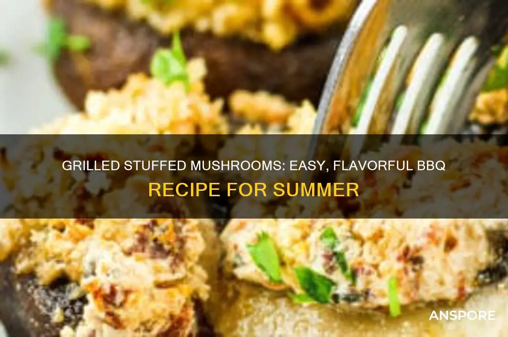 how do you cook stuffed mushrooms on the grill