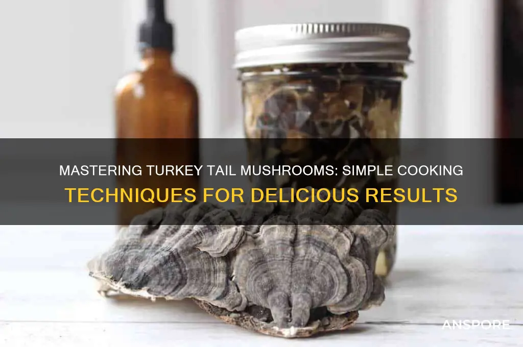 how do you cook turkey tail mushrooms