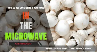 Quick Microwave Method for Perfectly Cooked White Mushrooms