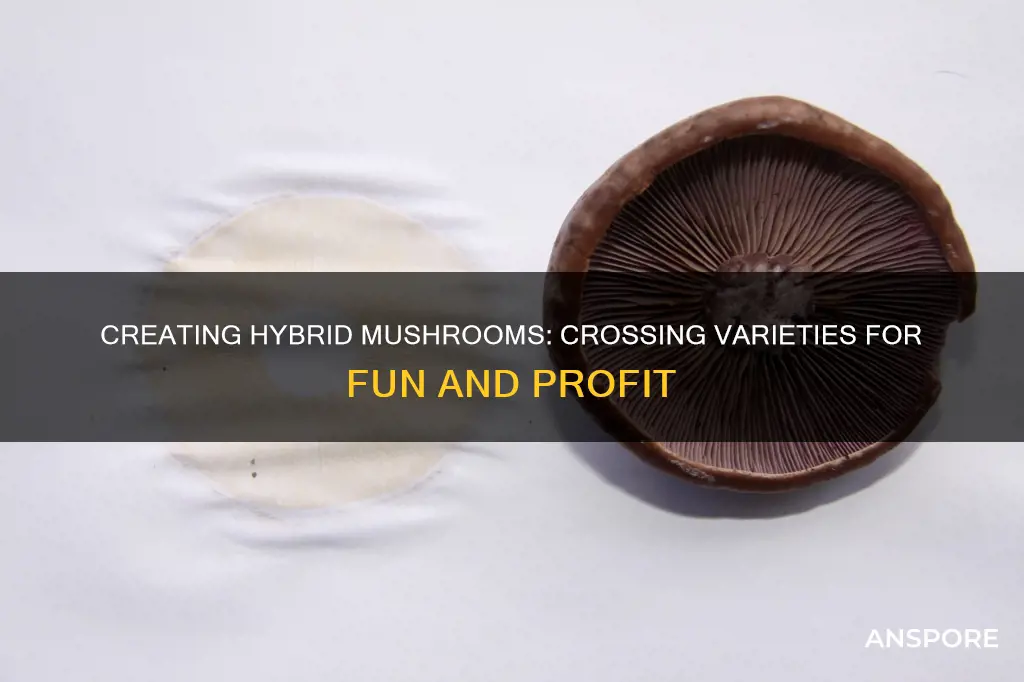 how do you cross varieties of mushrooms