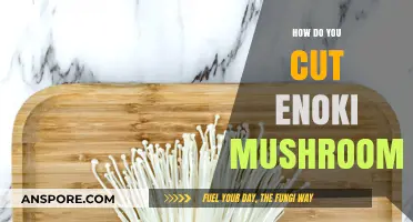 The Best Way to Cut Enoki Mushrooms