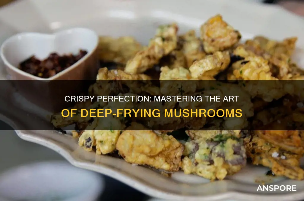 how do you deep fry mushrooms