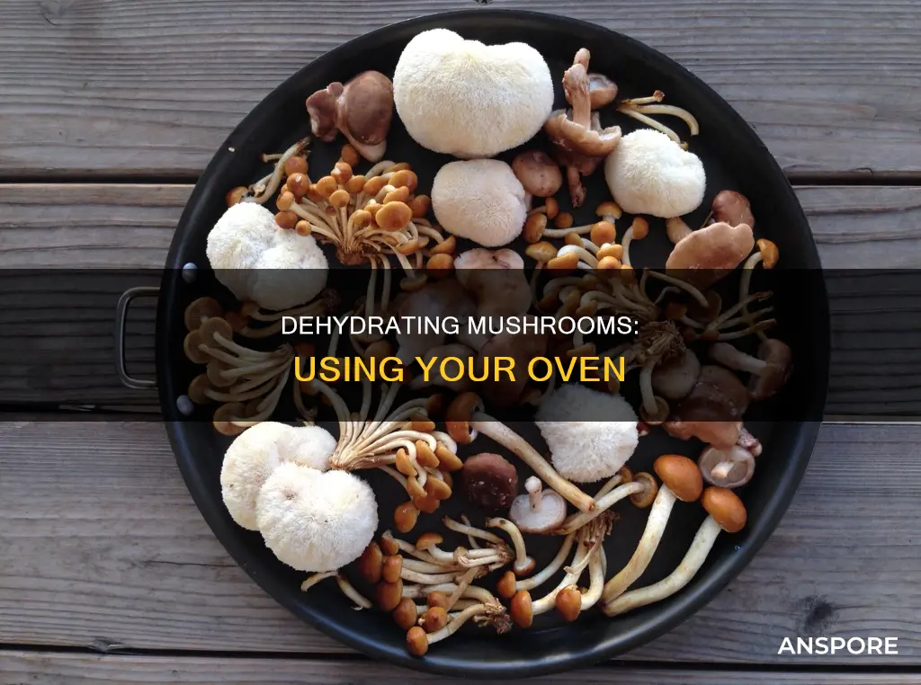 how do you dehydrate mushrooms in the oven