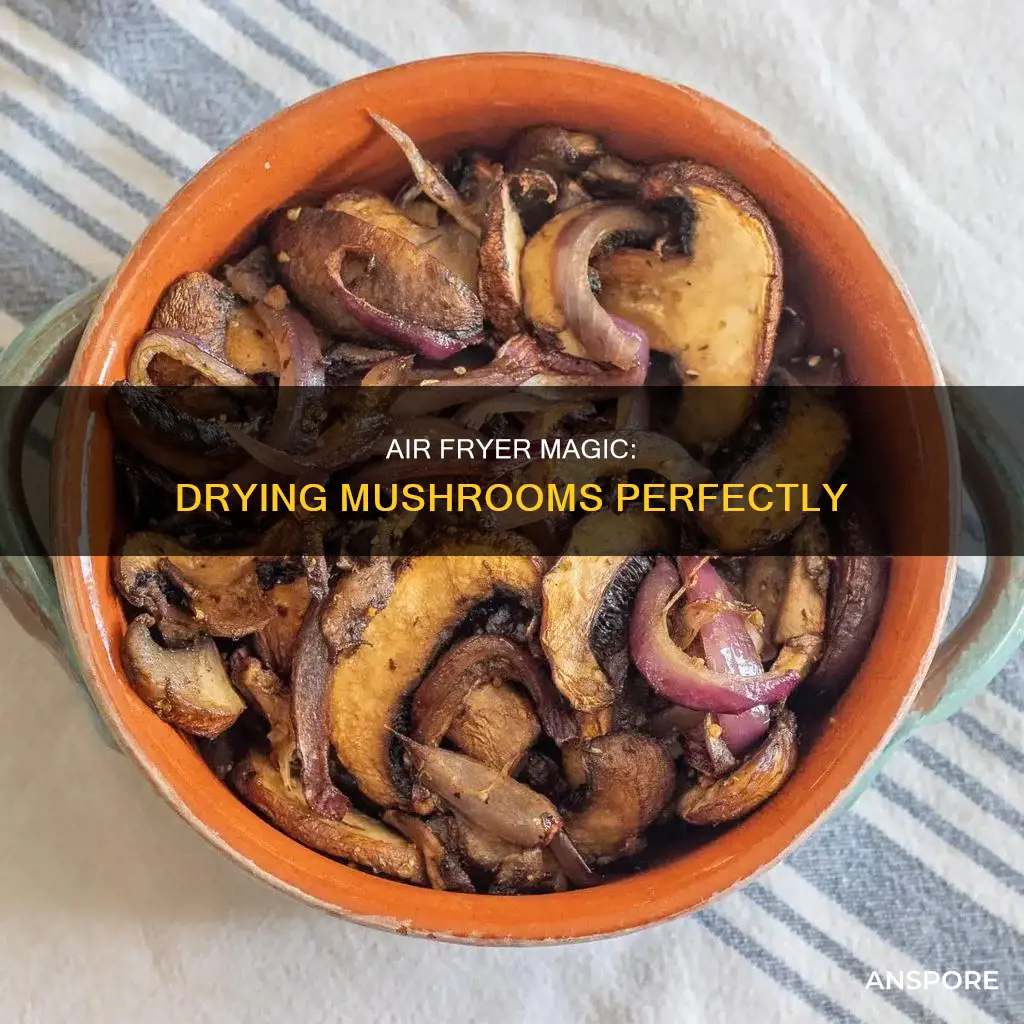 how do you dry mushrooms in an air fryer