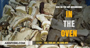 Drying Mushrooms: Oven-Baked Technique for Long-Lasting Fungi