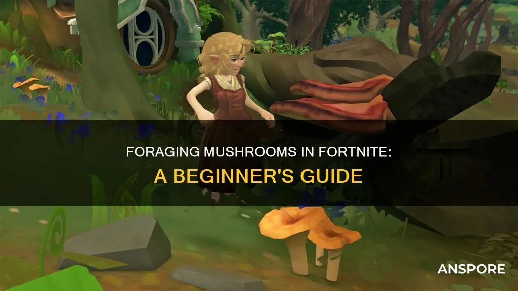 how do you forage mushrooms fortnite