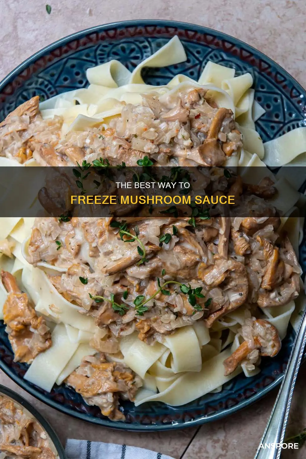 how do you freeze mushroom sauce