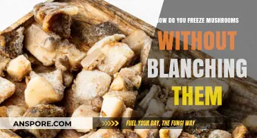 Freezing Mushrooms: No Blanching, Just a Quick Guide