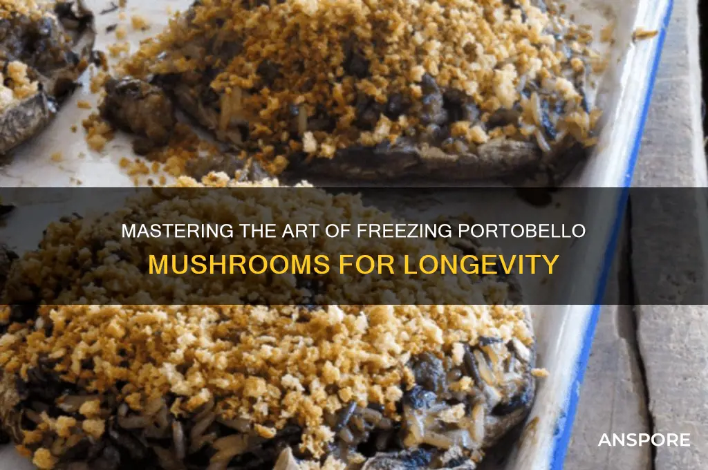 how do you freeze portobello mushrooms