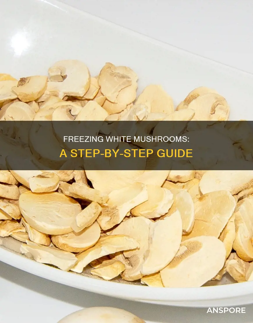 how do you freeze white mushrooms