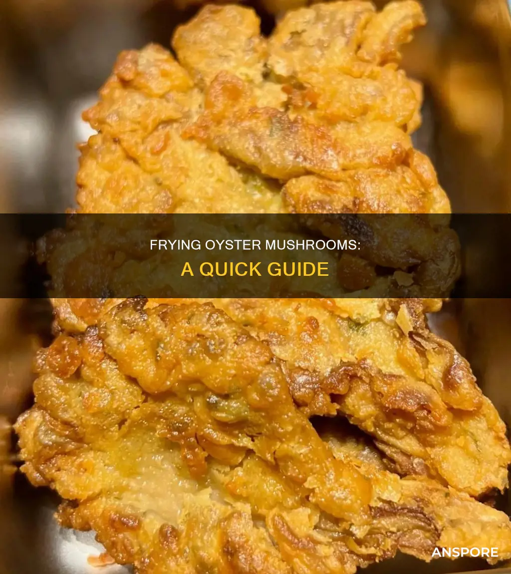 how do you fry oyster mushrooms