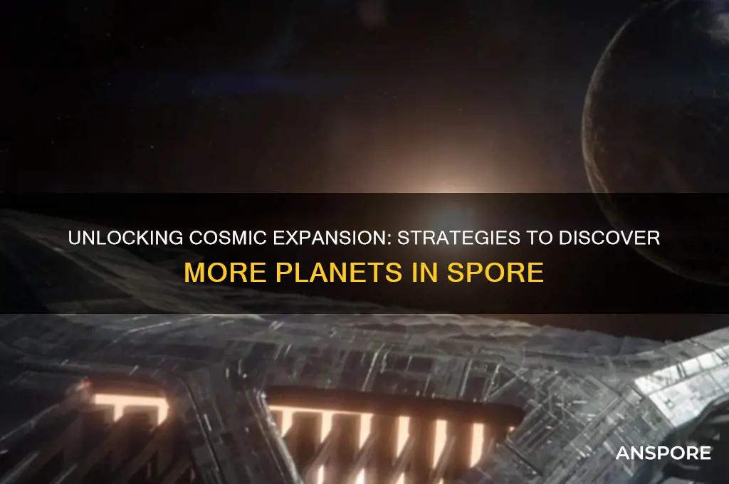 how do you get more planets in spore