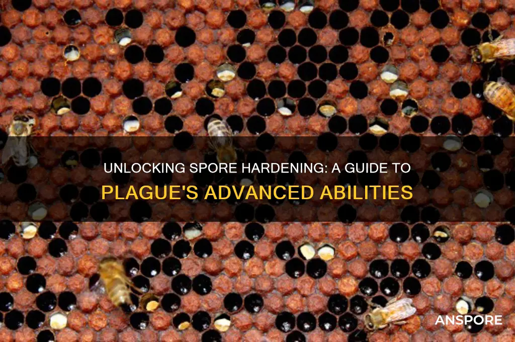 how do you get the spore hardening ability in plague