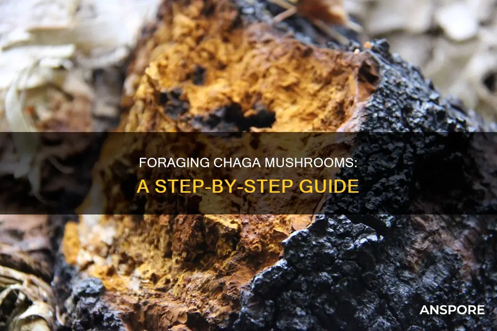 how do you harvest chaga mushroom