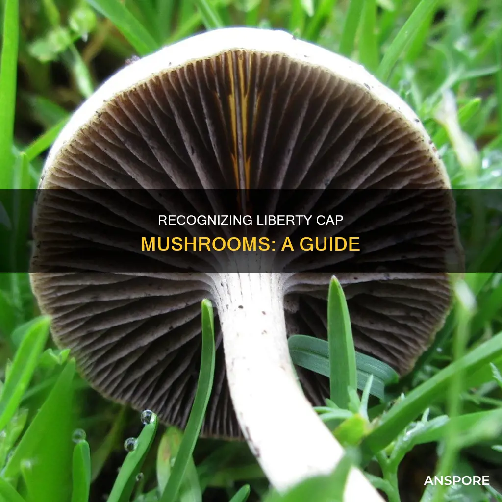 how do you identify a liberty cap mushroom
