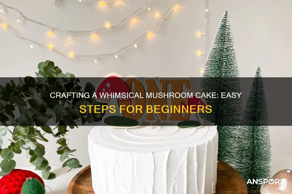 how do you make a mushroom shaped cake