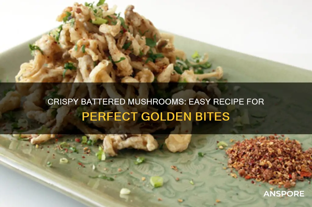 how do you make battered mushrooms