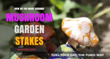 Crafting Ceramic Mushroom Garden Stakes: A Step-by-Step DIY Guide